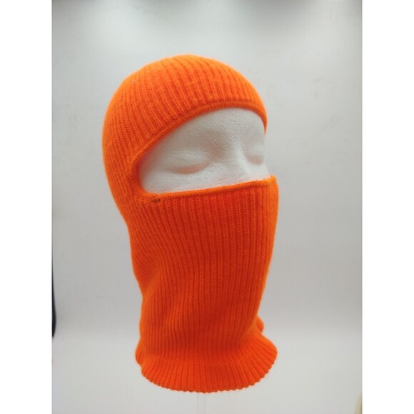 Wigwam Other - VTG Wigwam Collar Blaze Orange Hunting Ski Mask Hat Made USA 13.5"